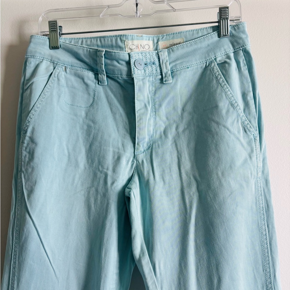 Chino by Anthropologie Chino Relaxed Pants with Tapered Fit size 27 - Picture 2 of 11
